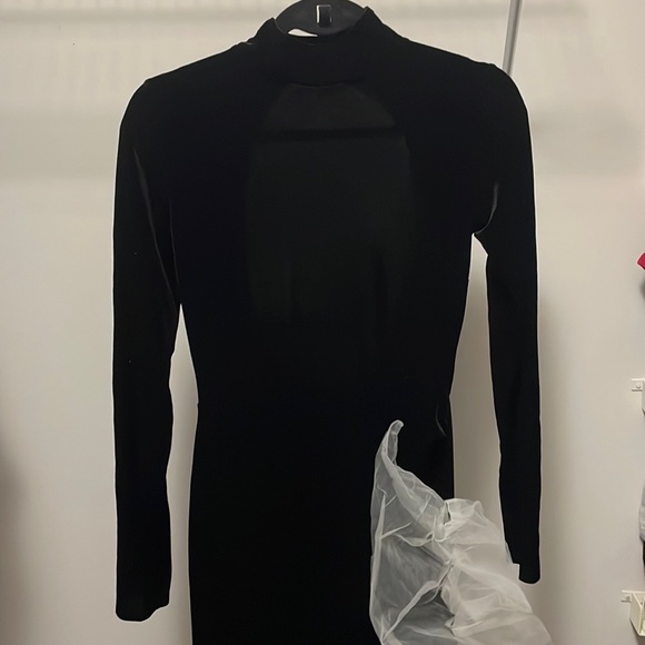 Black Asymmetrical Dress - Picture 1 of 3